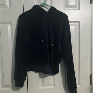 Forever 21 Navy Blue Hoodie Blazer